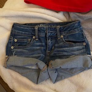 American eagle jean shorts